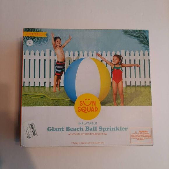Sun Squad Other Sun Squad Giant Inflatable Beach Ball Sprinkler